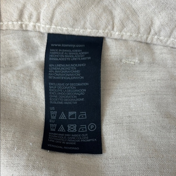 Women's linen Tommy Hilfiger pants - Picture 10 of 12